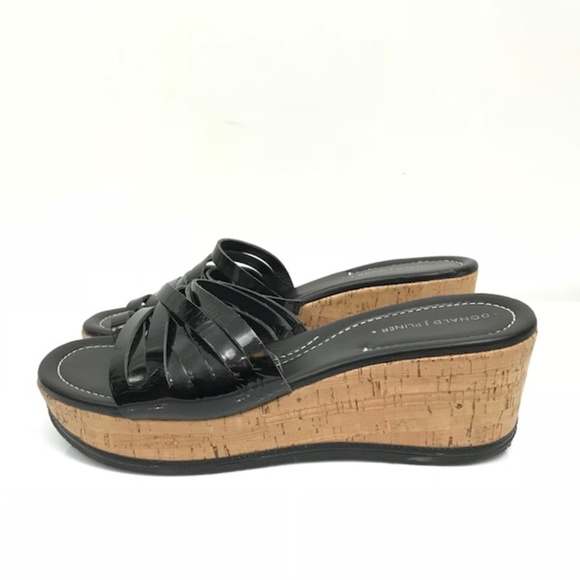 Donald J. Pliner Shoes - Donald J. Pliner Sheena 2 Black Wedges size 8